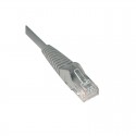 Cat6 Gigabit Snagless Molded Patch Cable (RJ45 M/M) - Gray, 1-ft.