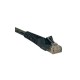 Tripp Lite Cat6 Gigabit Snagless Molded UTP Patch Cable (RJ45 M/M) - Black, 0.91 m (3-ft.)