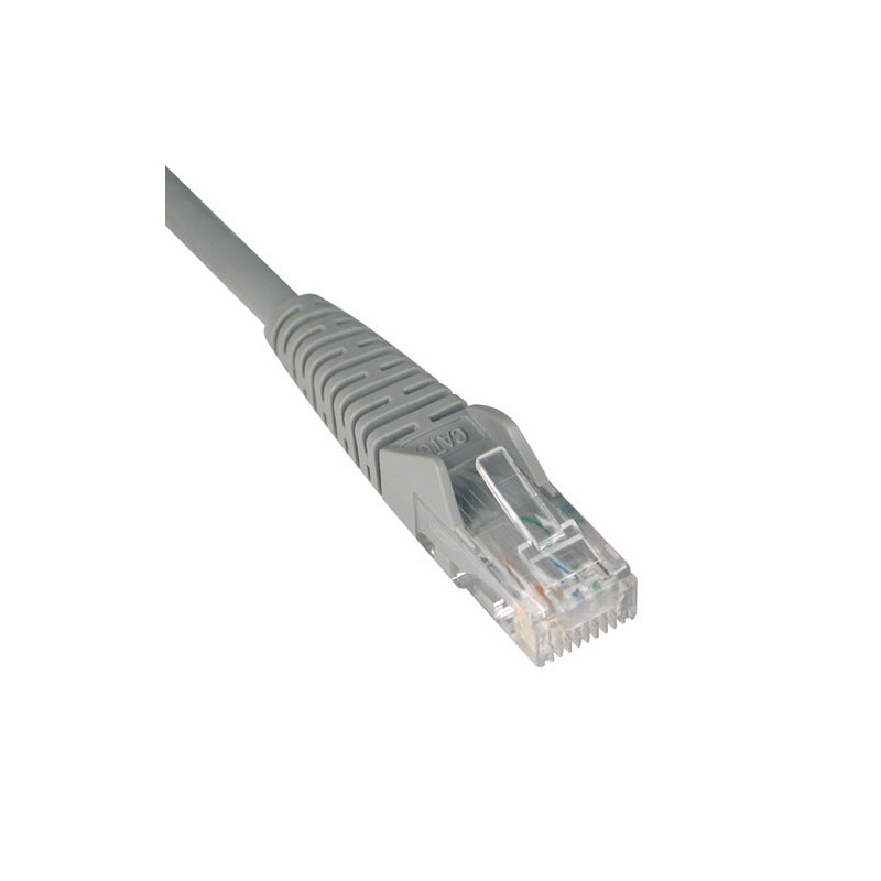 Cat6 Gigabit 550Mhz Snagless Molded Patch Cable (RJ45 M/M) - Gray, 3-ft.