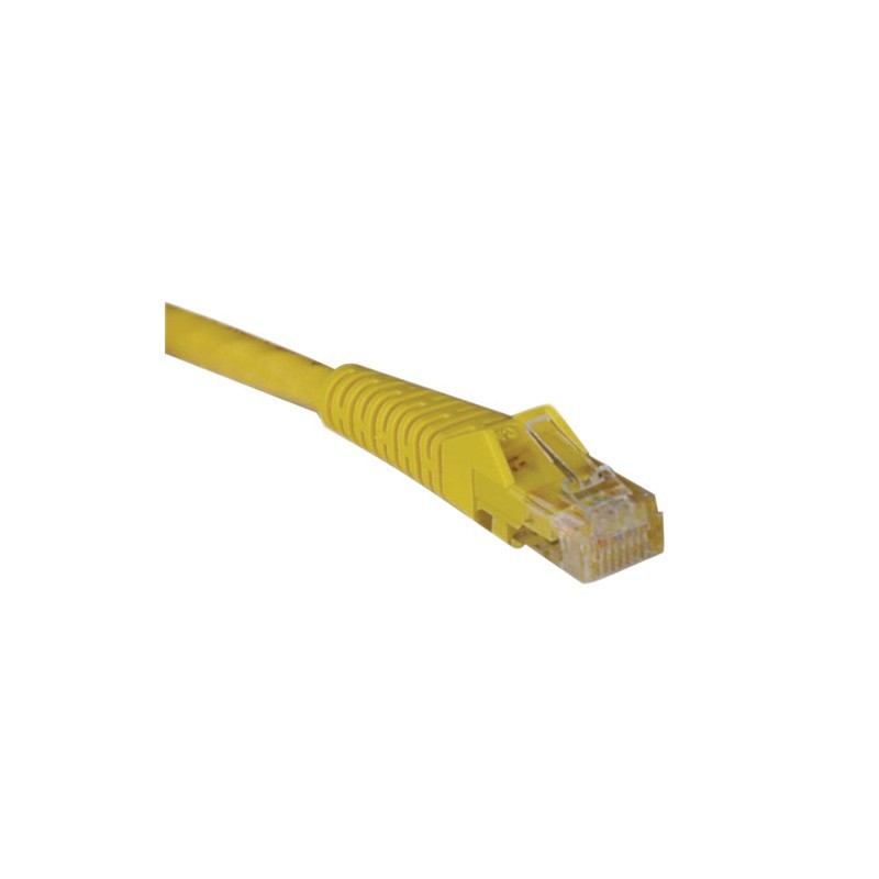 Cat6 Gigabit Snagless Molded Patch Cable (RJ45 M/M) - Yellow, 3-ft.