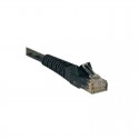 Cat6 Gigabit Snagless Molded Patch Cable (RJ45 M/M) - Black, 7-ft.