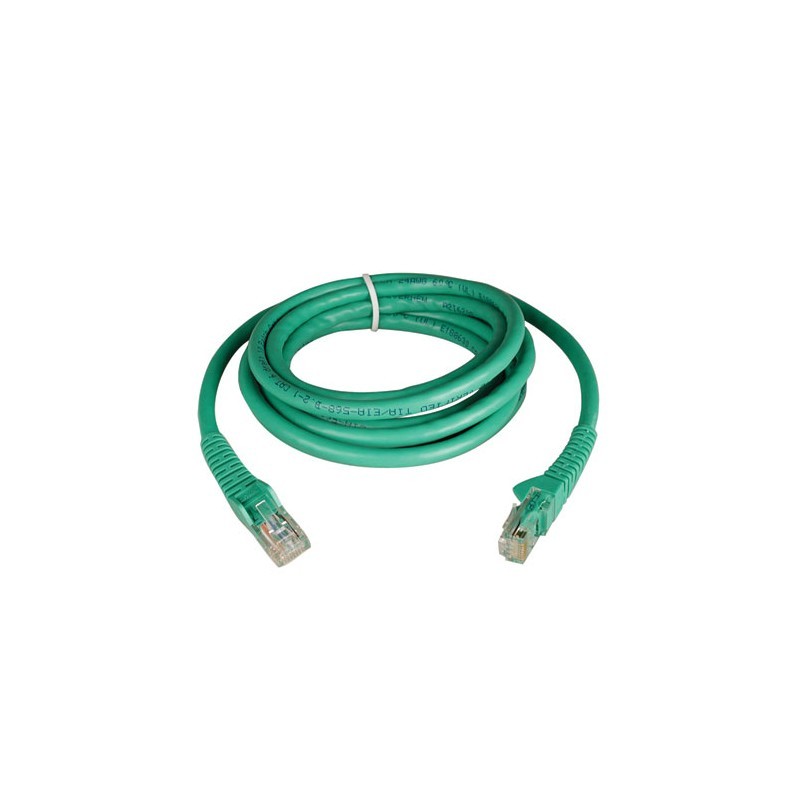 Cat6 Gigabit Snagless Molded Patch Cable (RJ45 M/M) - Green, 7-ft.