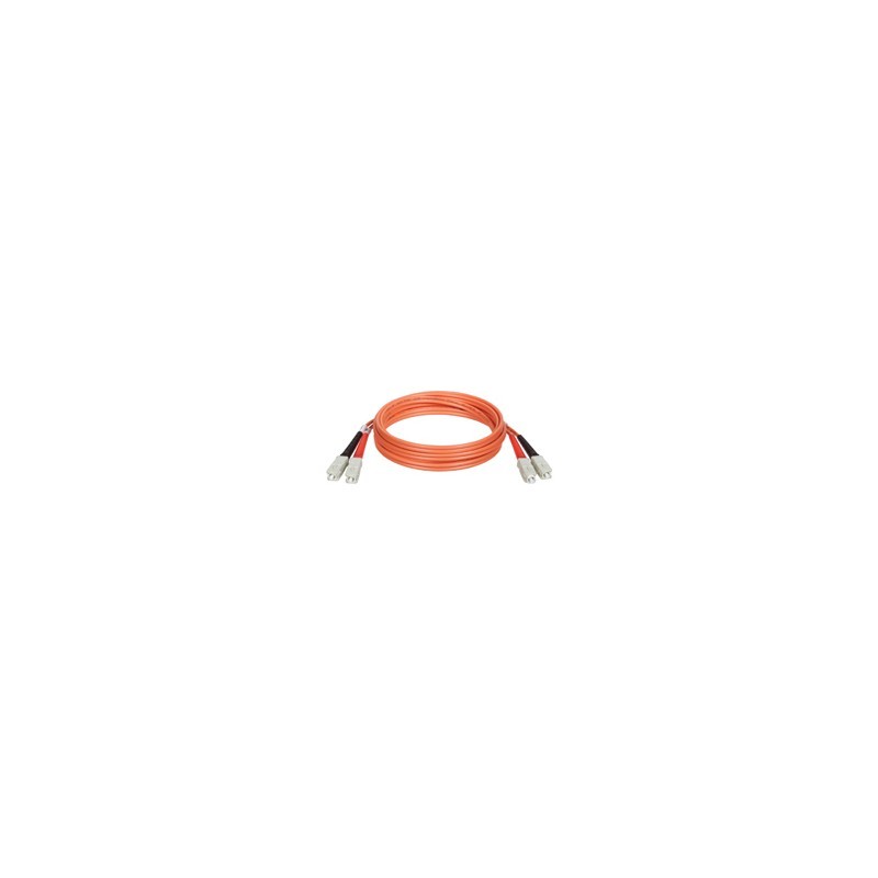 Multimode Fiber Optics 1-ft. Duplex MMF 62.5/125 Patch Cable, SC/SC