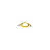 Singlemode Fiber Optics 1-m (3-ft.) Duplex SMF 8.3/125 Patch Cable, ST/ST