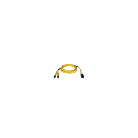 Singlemode Fiber Optics 2-m (6-ft.) Duplex SMF 8.3/125 Patch Cable, LC/ST