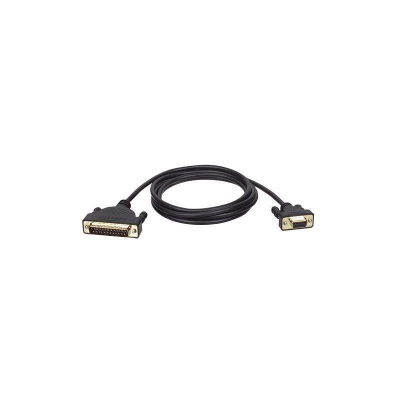 AT Serial Modem Gold Cable (DB25 to DB9 M/F), 6-ft/