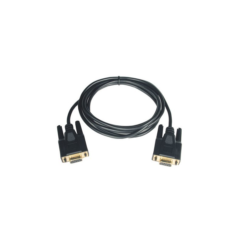 Null Modem Serial DB9 Serial Cable (DB9 F/F), 6-ft.