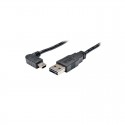 Universal Reversible USB 2.0 Hi-Speed Cable (Reversible A to Right-Angle 5Pin Mini B M/M), 6-ft.