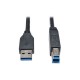 Tripp Lite USB 3.0 SuperSpeed Device Cable (AB M/M) Black, 10-ft.