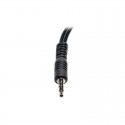 3.5mm 3-Position Female (x2) to 3.5mm 4-Position Male Audio Headset Splitter Adapter, 6-in.