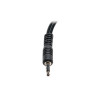 3.5mm 3-Position Female (x2) to 3.5mm 4-Position Male Audio Headset Splitter Adapter, 6-in.