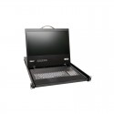 Tripp Lite NetCommander 8-Port Cat5 IP Rack-Mount Console KVM Switch 1+1 User with 19-in. LCD