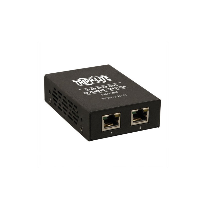 Tripp Lite 2 Port HDMI Over Cat5 Cat6 Extender Splitter Box Style