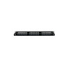 48-Port 1U Rack-Mount Cat6 High Density 110 Patch Panel, 568B, RJ45 Ethernet
