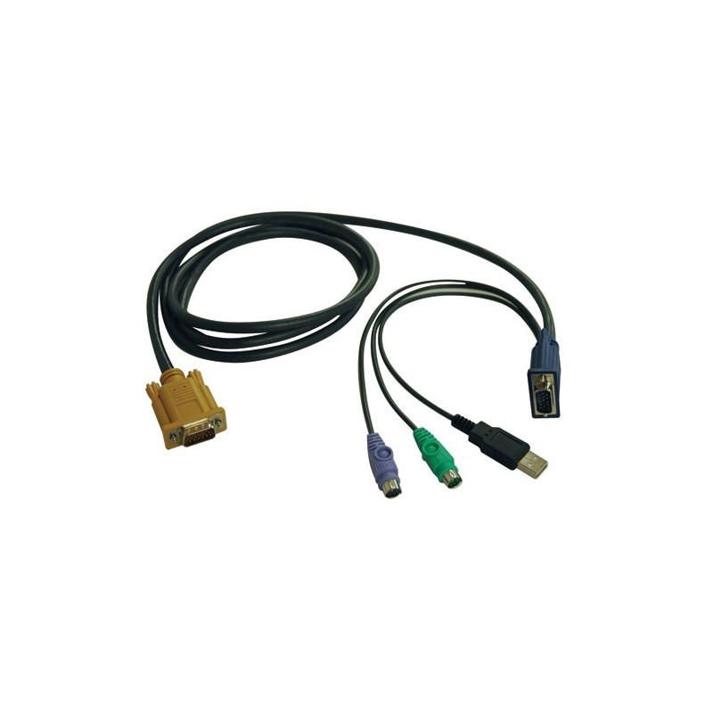 USB/PS2 Combo Cable for NetDirector KVM Switches B020-U08/U16 and KVM B022-U16, 6-ft.