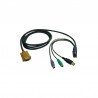 USB/PS2 Combo Cable for NetDirector KVM Switches B020-U08/U16 and KVM B022-U16, 10-ft.
