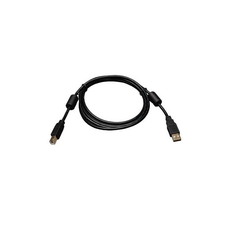 USB 2.0 Hi-Speed A/B Cable with Ferrite Chokes (M/M), 6-ft.