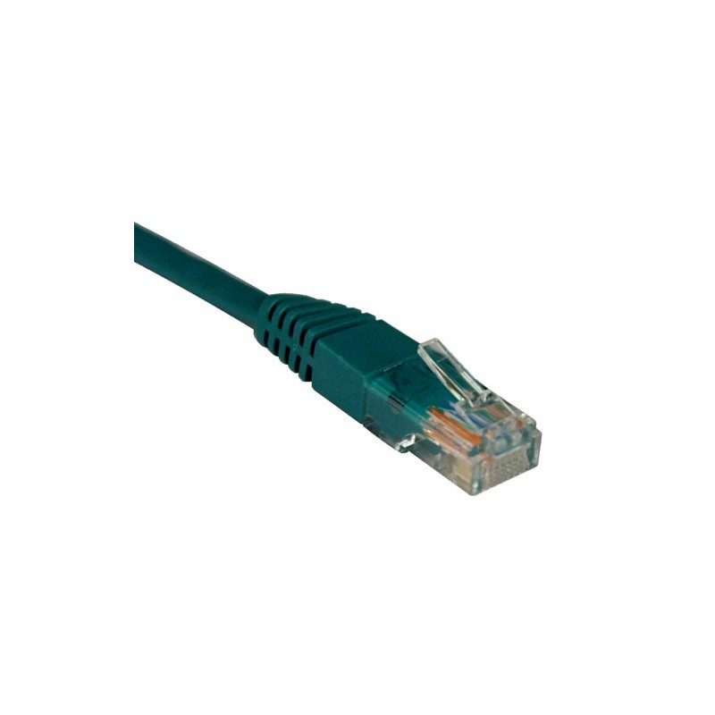 Cat5e 350MHz Molded Patch Cable (RJ45 M/M) - Green, 1-ft.
