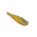 Cat5e 350MHz Molded Patch Cable (RJ45 M/M) - Yellow, 1-ft.