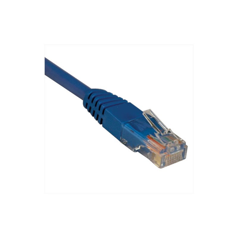 Cat5e 350MHz Molded Patch Cable (RJ45 M/M) - Blue, 6-ft.