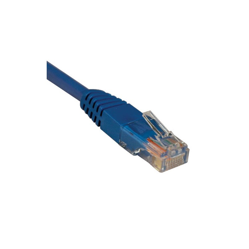 Cat5e 350MHz Molded Patch Cable (RJ45 M/M) - Blue, 4-ft.