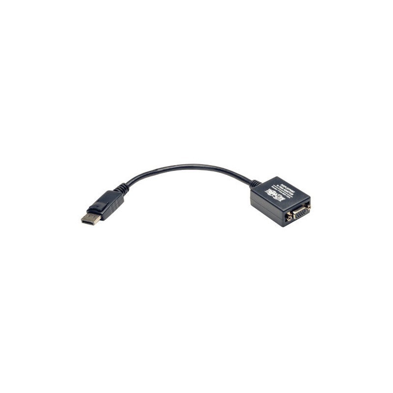 DisplayPort to VGA Cable Adapter, 1920x1200/1080p (M/F), 6-in.