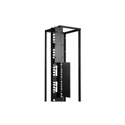 SmartRack 6 in. Wide High Capacity Vertical Cable Manager - Double finger duct with cover