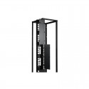 SmartRack 6 in. Wide High Capacity Vertical Cable Manager - Double finger duct with cover