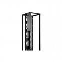 SmartRack 6 in. Wide High Capacity Vertical Cable Manager - Double finger duct with cover