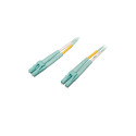 Tripp Lite 10Gb/100Gb Duplex Multimode 50/125 OM4 LSZH Fiber Patch Cable (LC/LC) - Aqua, 2M