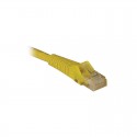 Cat6 Gigabit Snagless Molded Patch Cable (RJ45 M/M) - Yellow, 1-ft.