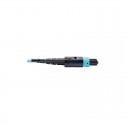 MTP/MPO Patch Cable, 12 Fiber, 40GbE, 40GBASE-SR4, OM3 Plenum-Rated - Aqua, 5M (16-ft.)