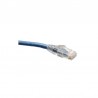 Cat6 Gigabit Solid Conductor Snagless Patch Cable (RJ45 M/M) - Blue, 75-ft.