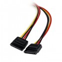 StarTech.com LP4 to 2 SATA Internal Power Splitter Cable Power adapter - 2 x 5 pin Serial ATA power