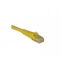 Tripp Lite Cat6 Gigabit Snagless Molded Patch Cable (RJ45 M/M) - Yellow, 14-ft.