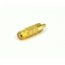StarTech.com  RCA to F Type Coaxial Adapter M/F