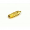 StarTech.com  RCA to F Type Coaxial Adapter M/F