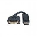 DisplayPort to DVI Cable Adapter, Converter for DP-M to DVI-I-F