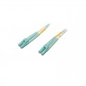 Tripp Lite 10Gb/100Gb Duplex Multimode 50/125 OM4 LSZH Fiber Patch Cable (LC/LC) - Aqua, 10M
