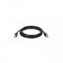 Cat5e 350MHz Molded Patch Cable (RJ45 M/M) - Black, 5-ft.