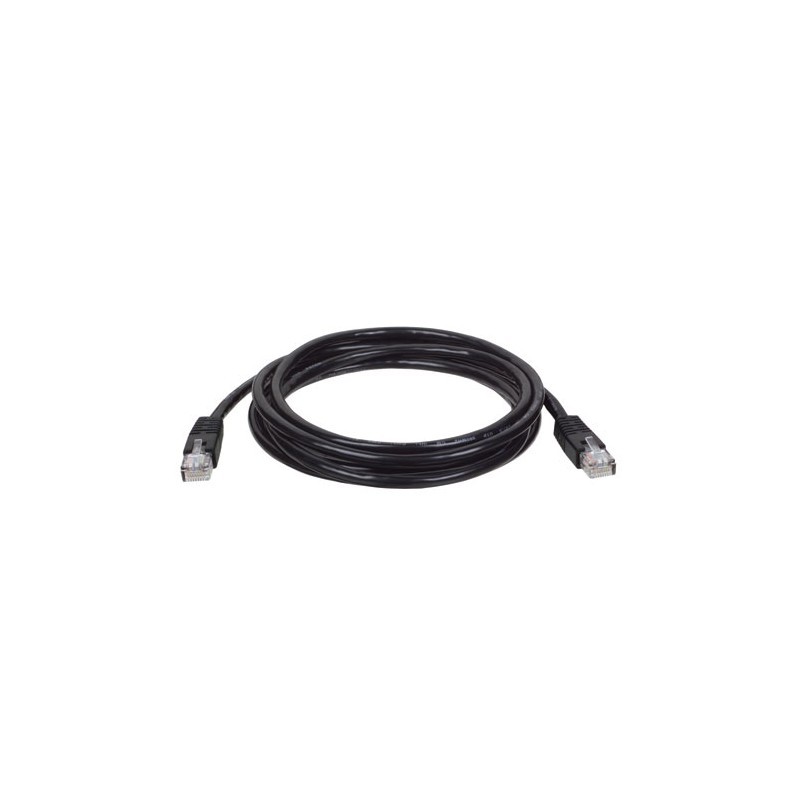 Cat5e 350MHz Molded Patch Cable (RJ45 M/M) - Black, 5-ft.