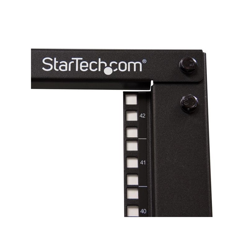 StarTech.com 42U Adjustable Depth Open Frame 4 Post Server Rack Cabinet ...
