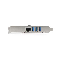 3-port PCI Express USB 3.0 card + Gigabit Ethernet
