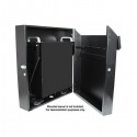 StarTech.com 4U 19in Secure Horizontal Wall Mountable Server Rack - 2 Fans Included