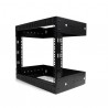 StarTech.com 8U Open Frame Wall Mount Equipment Rack - Adjustable Depth