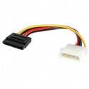 StarTech.com 6in 4 Pin Molex to SATA Power Cable Adapter