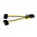 StarTech.com 6in SATA Power to 8 Pin PCI Express Video Card Power Cable Adapter