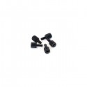 StarTech.com 6-32, 5/16in Long Black Metal Computer Case Thumbscrew – Pkg of 50