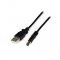 StarTech.com USB to 5.5mm power cable - Type N barrel - 2m