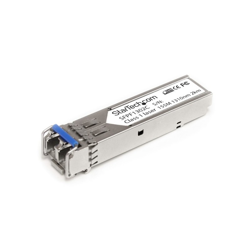 StarTech SFPF1302C 100 Mbps Fiber SFP Transceiver Module MM LC w/ DDM - 2 km (Mini-GBIC)